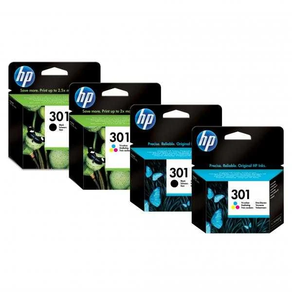 Hewlett Packard (HP) Rašalo Kasetė - HP 301 Trišalė Originali Spalvota