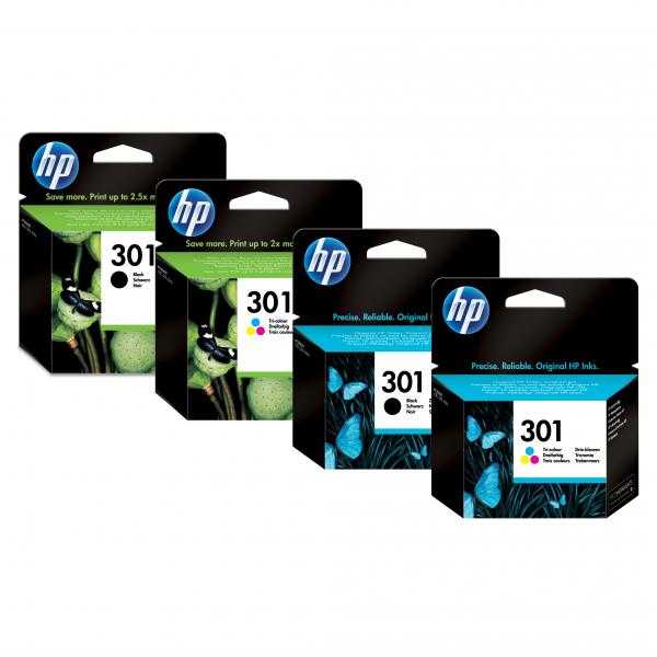 Hewlett Packard (HP) HP 301XL didelės talpos juodo rašalo kasetė, 480 puslapių, skirta HP Deskjet 1000, 1050, 2050, 3000, 3050