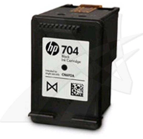 Hewlett Packard (HP) HP 704 Originalus Juoda 1 vnt