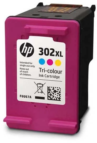 Hewlett Packard (HP) HP 302XL trispalvė rašalinė