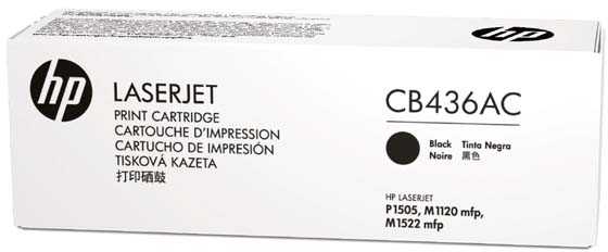 Hewlett Packard (HP) HP CB436A cartridge, juodas