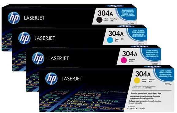 „Hewlett Packard“ (HP) „HP 304A Color LaserJet CP2025/CM2320 Toneris Geltona“ (2 800 puslapių)