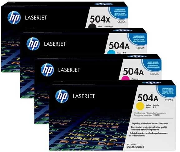 „Hewlett Packard“ (HP) „HP Color LaserJet CP3525/CM3530 Juodas“ spausdinimo kasetė (5 000 puslapių)