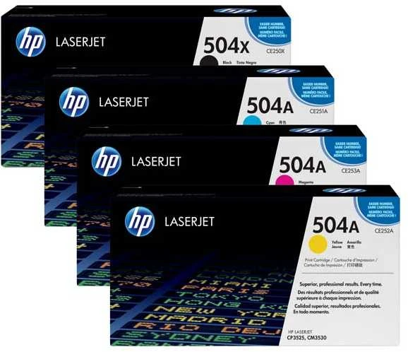 Hewlett Packard (HP) „HP Color LaserJet CP3525/CM3530 Geltona“ spausdinimo kasetė (7 000 puslapių)