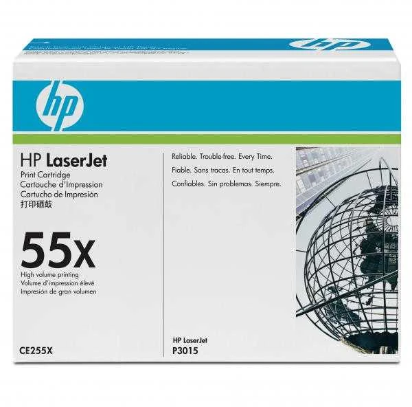 „Hewlett Packard“ (HP) „HP Toneris Juodas 55X“, skirtas P3015 LaserJet (12 500 puslapių)