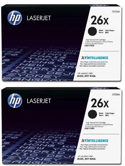 Hewlett Packard (HP) HP No.26X (CF226XD), juoda kasetė