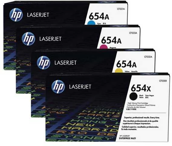 „Hewlett Packard (HP) HP 654X High Yield Juodas Original LaserJet Toneris Color LaserJet M651 kasetė (20 500 puslapių)