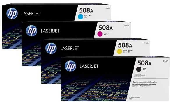 „Hewlett Packard“ (HP) „HP 508A Cyan LJ Toneris Cartridge“, CF361A