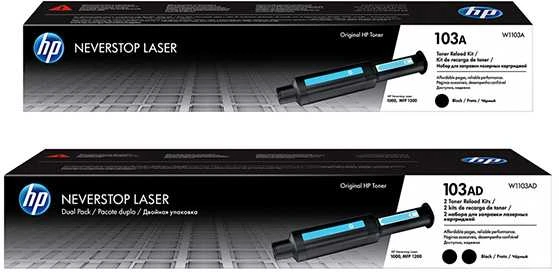Hewlett Packard (HP) HP 103AD „Neverstop“ tonerio papildymo rinkinys, 2 vnt.