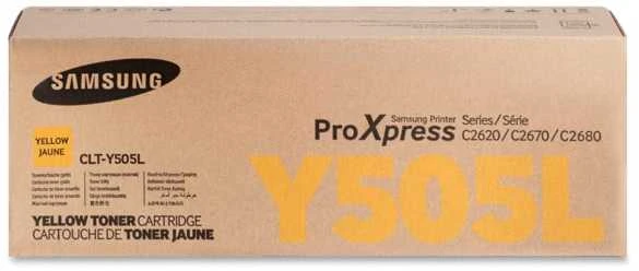 Hewlett Packard (HP) Toneris HP Samsung CLT-Y505L H-Yield Geltona | 3 500 psl. | SL-C2620DW / C2670FW