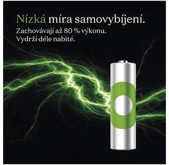 GP Baterija (AA) Įkraunamos NIMH R6/AA, 270AAHCE-EB2, (2 baterijos / lizdinė plokštelė), 2700mAh
