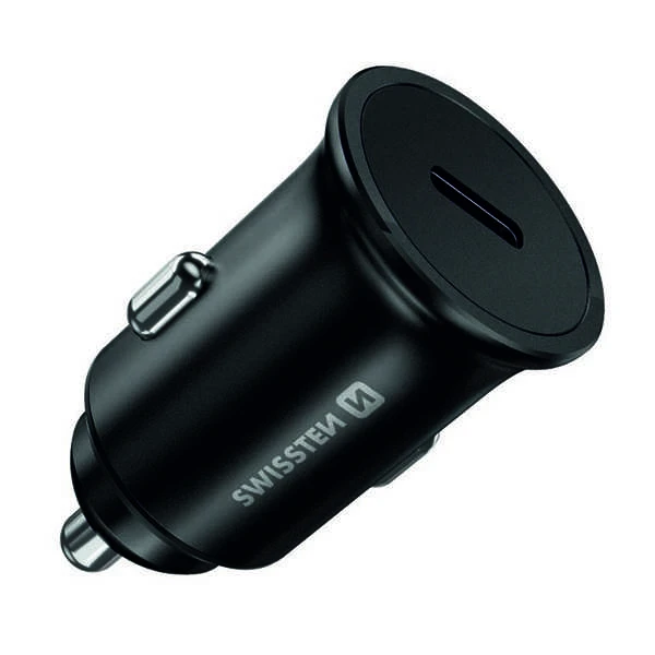 Swissten 45W PD metalinis automobilinio įkroviklio adapteris USB-C
