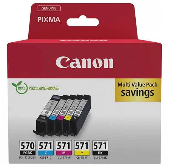 Canon PGI-570/CLI-571 | Rašalo kasetės | Sudėtinė pakuotė
