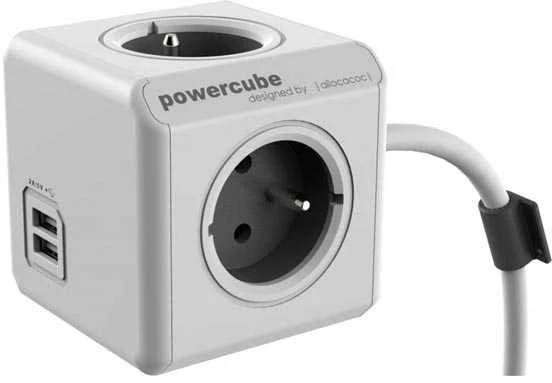 Orno Allocacoc PowerCube Extended USB E(FR) – 3m – 3 m – 4 kintamosios srovės lizdas (-ai) – E tipas – CE – KEMA – RoHS – 16 A – 230 V