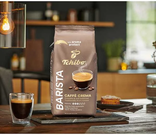 Kavos pupelės Tchibo Barista Caffè Crema, 1kg