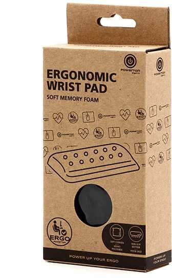 Powerton ERGO DARK EDITION Kilimėlis pod nadgstek su foamką memory, juoda