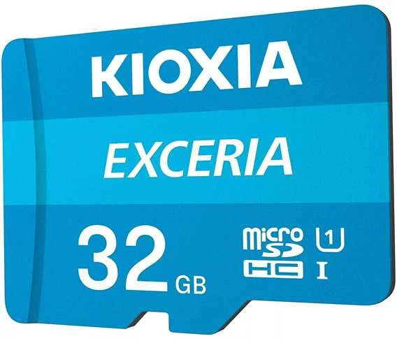 32 GB UHS-I U1 Kioxia Micro SD atminties kortelė su adapteriu