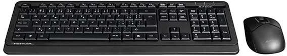 Rinkinys Klaviatūra su pele A4Tech Fstyler FG1012 belaidė juoda