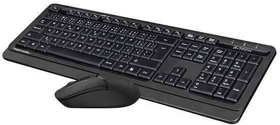 Rinkinys Klaviatūra su pele A4Tech Fstyler FG1012 belaidė juoda