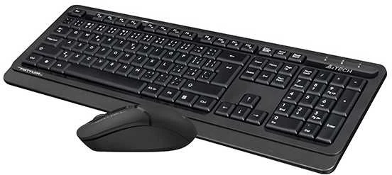 A4Tech FG1012S Rinkinys klaviatūra CZ, juoda su belaide optine pele, 2.4 [Ghz]