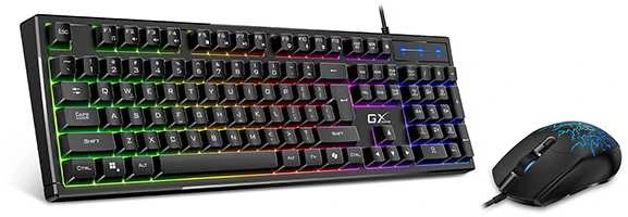 Klaviatūra Genius GX GAMING Scorpion KM-GX3 Rinkinys klawiatur su laidu CZ/SK, juoda mechaninė