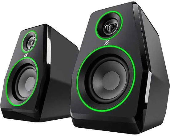 Kompiuterio kolonėlės Defender Solar 10 garsiakalbiai, 2.0, 10W, juodi, Bluetooth 5.3/AUX