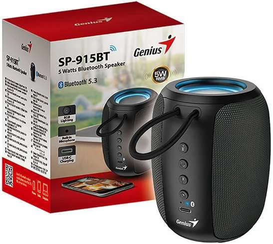 Genius garsiakalbis SP-915BT, 1.0, 5W, juoda-ball, COPILOT