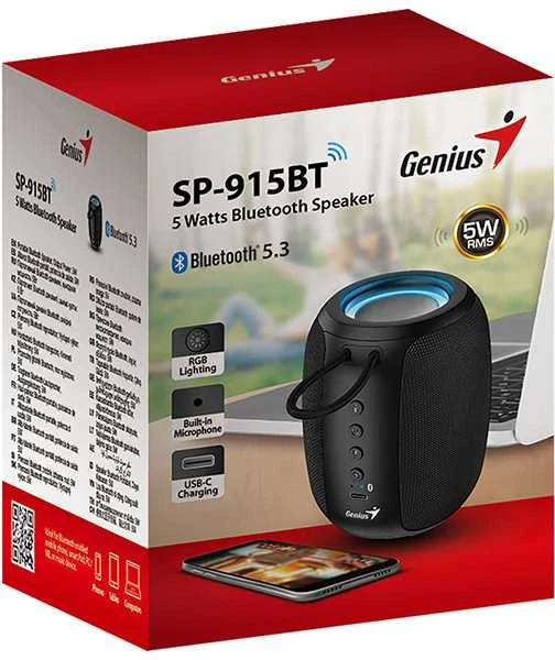 Genius Creations Genius garsiakalbis SP-915BT, 1.0, 5W, juoda, COPILOT