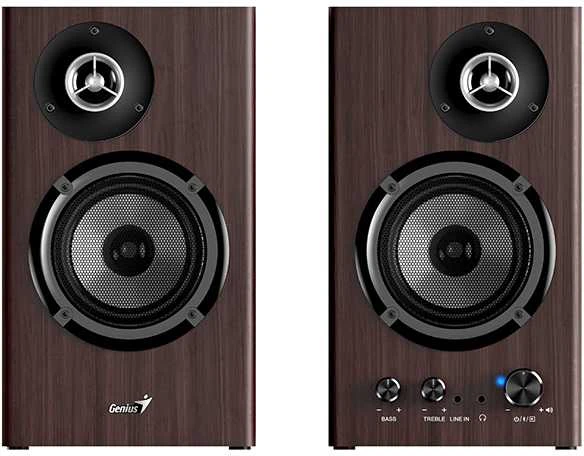 Kompiuterio kolonėlės Genius garsiakalbiai SP-HF1812BT tamsiai rudi 2.0/50W