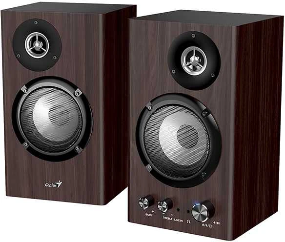 Kompiuterio kolonėlės Genius garsiakalbiai SP-HF1812BT tamsiai rudi 2.0/50W