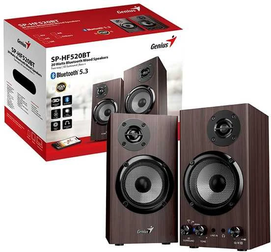 Kompiuterio kolonėlės GENIUS SP-HF520BT ruda