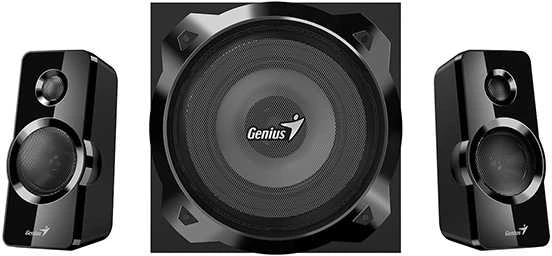 Kompiuterio kolonėlės Genius garsiakalbiai SW-2.1 1850BT, 2.1, 50W, juoda, RCA vstup, Bluetooth 5.3