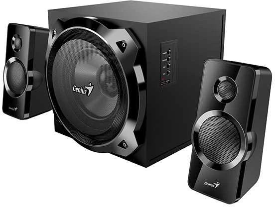 Kompiuterio kolonėlės Genius garsiakalbiai SW-2.1 1850BT, 2.1, 50W, juoda, RCA vstup, Bluetooth 5.3