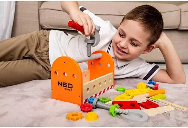 Neo Tools Neo Įrankių rinkinys drewnianych vaikams (GD022)