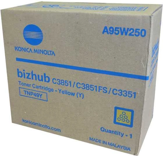 Konica-Minolta TNP-49 (A95W250), geltona kasetė
