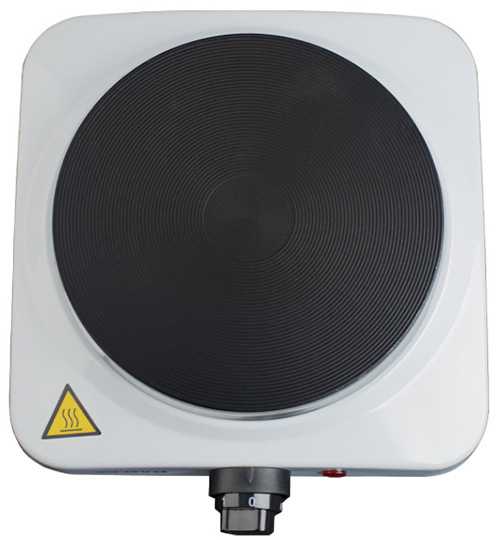Laisvai pastatoma kaitlentė Orava VP-81 W elektrinė viryklė, 1500 W, temperatūros reguliavimas, 1 kaitlentė, rankinis valdymas, skersmuo 185 mm, balta