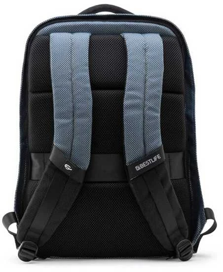 Kuprinė na notebook 15,6", Neoton 2.0, mėlyna su poliester, Bestlife