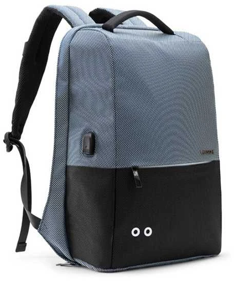 Kuprinė na notebook 15,6", Neoton 2.0, mėlyna su poliester, Bestlife