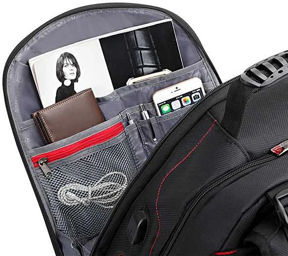 Kuprinė na notebook 17", Assailant, juoda su nylon, Bestlife