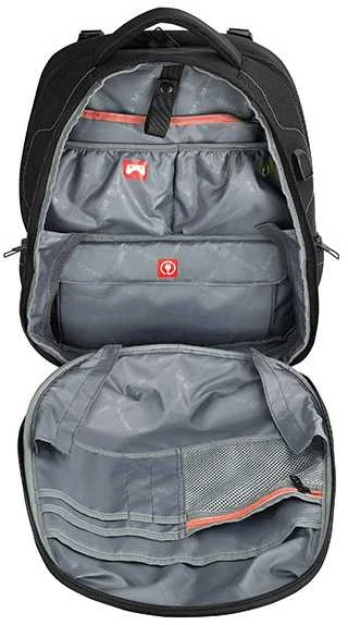 Kuprinė na notebook 17", Assailant, juoda su nylon, Bestlife