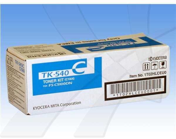 Kyocera TK-540C (1T02HLCEU0), žydra kasetė