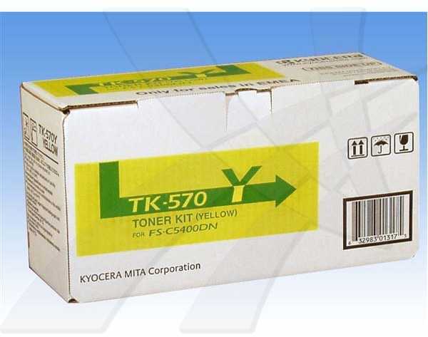 Toneris Kyocera TK-570Y | 12000 pages | Geltona | ECOSYS P7035cdn FS-C5400DN