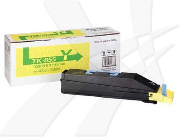 Originalus Kyocera TK855Y toneris, 1T02H7AEU0, geltonas, 18000s