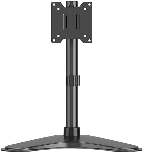 Laikiklis Powerton ERGO BASEO Regulowany uchwyt na monitorius, juoda, 20KG, wolnostojący, 17"-49", 75x75/100x100