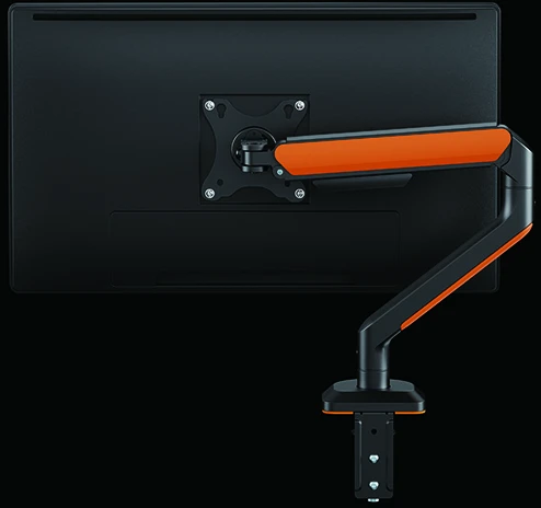 Laikiklis Powerton ERGO VISTA Regulowany uchwyt na monitorius, juoda, 2-9KG, zacisk, 17"- 32", 75x75/100x100
