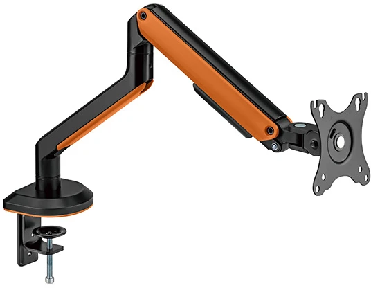 Laikiklis Powerton ERGO VISTA Regulowany uchwyt na monitorius, juoda, 2-9KG, zacisk, 17"- 32", 75x75/100x100
