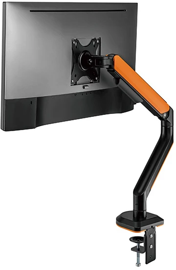 Laikiklis Powerton ERGO VISTA Regulowany uchwyt na monitorius, juoda, 2-9KG, zacisk, 17"- 32", 75x75/100x100