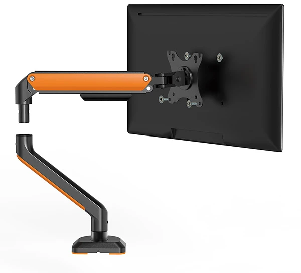 Laikiklis Powerton ERGO VISTA Regulowany uchwyt na monitorius, juoda, 2-9KG, zacisk, 17"- 32", 75x75/100x100