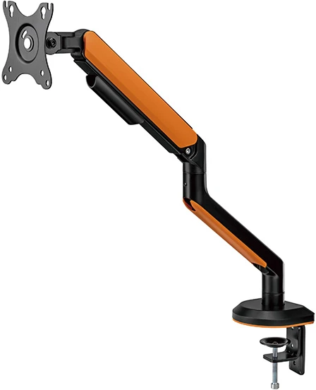Laikiklis Powerton ERGO VISTA Regulowany uchwyt na monitorius, juoda, 2-9KG, zacisk, 17"- 32", 75x75/100x100