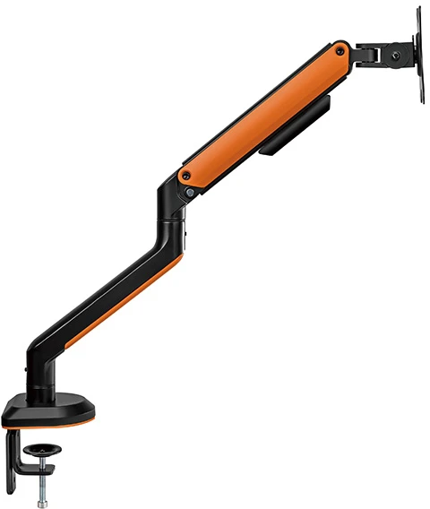Laikiklis Powerton ERGO VISTA Regulowany uchwyt na monitorius, juoda, 2-9KG, zacisk, 17"- 32", 75x75/100x100